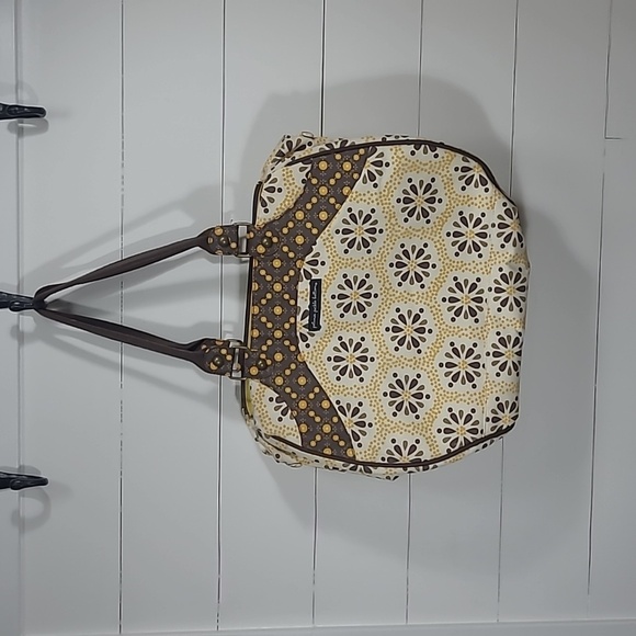 EUC Petunia Pickle Bottom Tote Women's Yellow Wistful Weekender Bag Large Tote - Picture 2 of 15